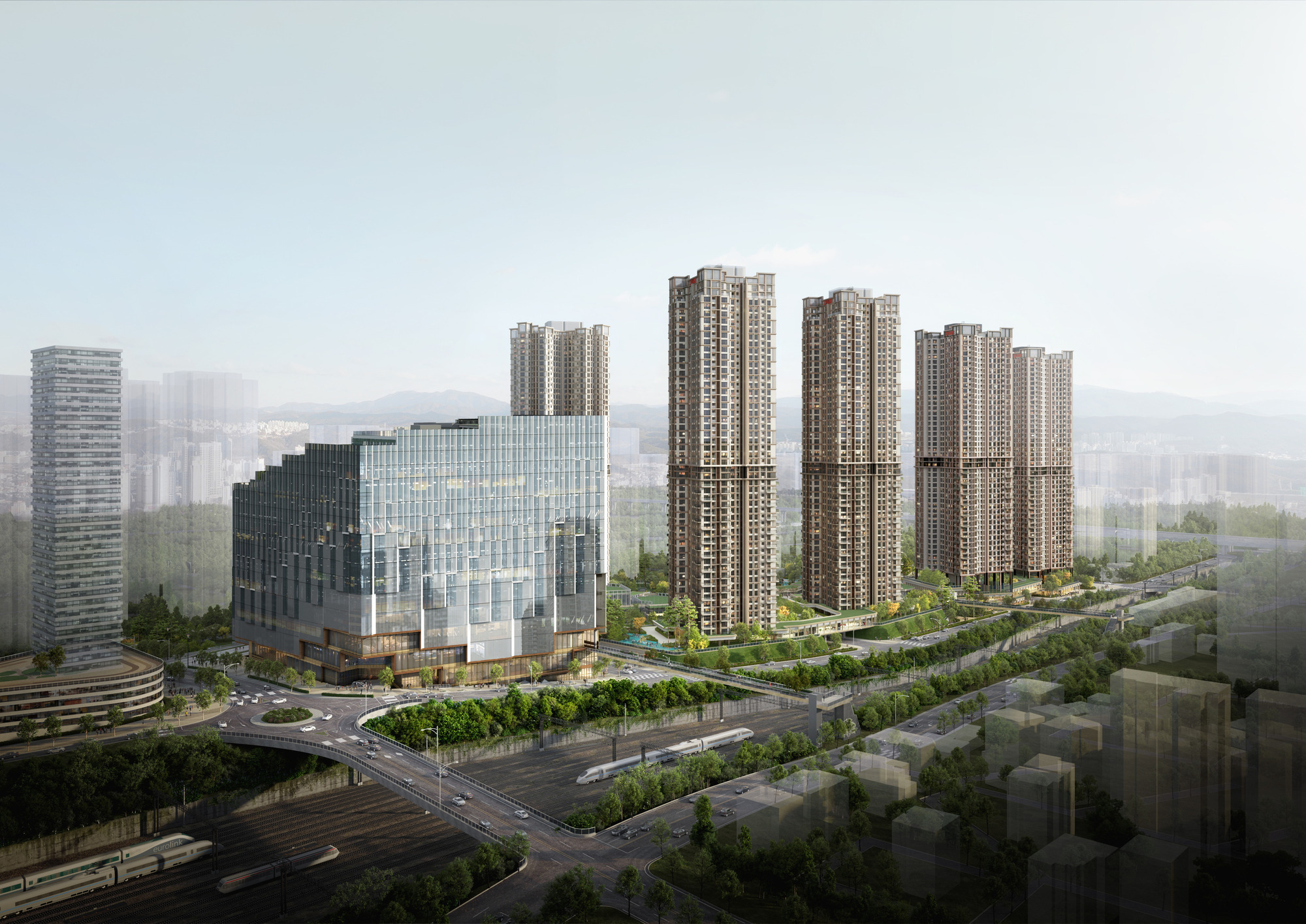 UNS Designs a 10-Minute Walkable City Master Plan for Multigenerational Living in Seoul, South Korea