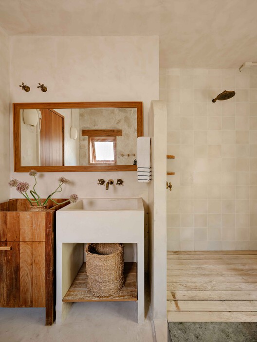 Casa Taguaiba / Memola Estúdio Casa Taguaiba / Memola Estúdio - Fotografia de Interiores, Banheiro, Madeira, Pia, Iluminação