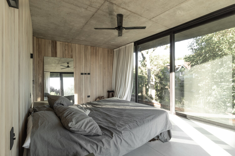 MeCa House / AtelierM - fotografía de interiores, dormitorio, madera, cama