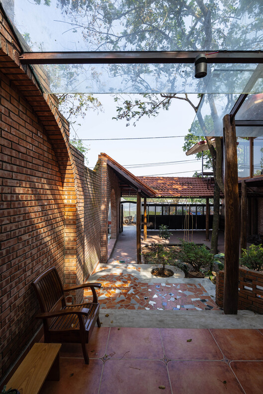 Nang House / Trung tran Studio - Exterior Photography, Wood, Brick, Concrete