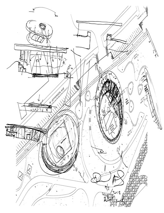 Basketball Court - Ralph C. Wilson Jr. Centennial Park / Adjaye Associates Basketball Court - Ralph C. Wilson Jr. Centennial Park / Adjaye Associates - Image 20 of 25