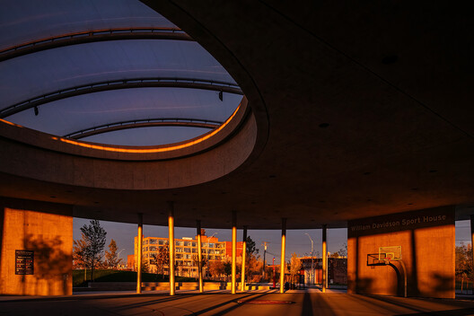 Basketball Court - Ralph C. Wilson Jr. Centennial Park / Adjaye Associates Basketball Court - Ralph C. Wilson Jr. Centennial Park / Adjaye Associates - Exterior Photography, Column, Concrete