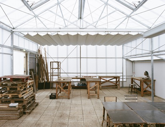 An Educational Farm on the Roof / rerum architectes An Educational Farm on the Roof / rerum architectes - Interior Photography, Beam, Chair