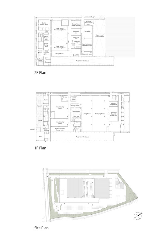 Nakano Seiyaku Kusatsu Factoru / TAISEI DESIGN Planners Architects & Engineers Nakano Seiyaku Kusatsu Factoru / TAISEI DESIGN Planners Architects & Engineers - Image 32 of 38