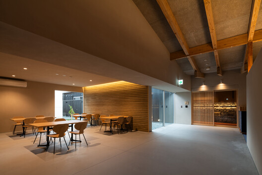 Kamegaike Onsen / Yano Aoyama Architecture Design - Interior Photography, Dining room, Wood
