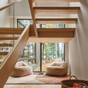 Long Lake Cottage / Dubbeldam Architecture + Design - Interior Photography, Cabins & Lodges, Stairs, Handrail