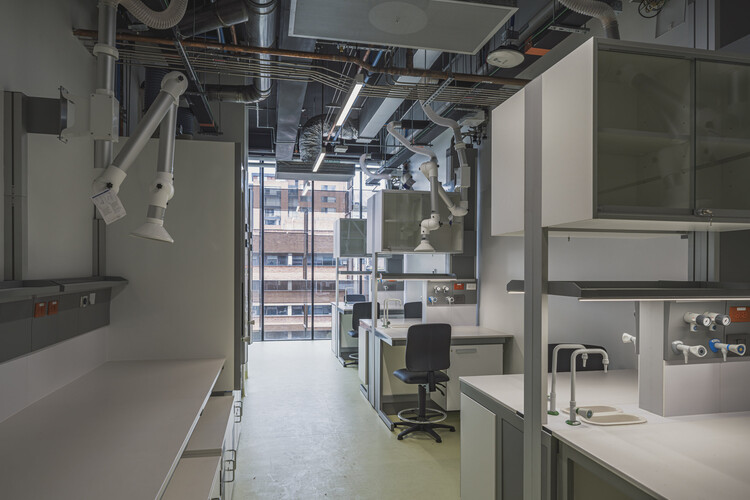 Facultad de Ciencias - Pontificia Universidad Javeriana / taller de arquitectura de bogotá - Fotografía interior, Cocina, Iluminación