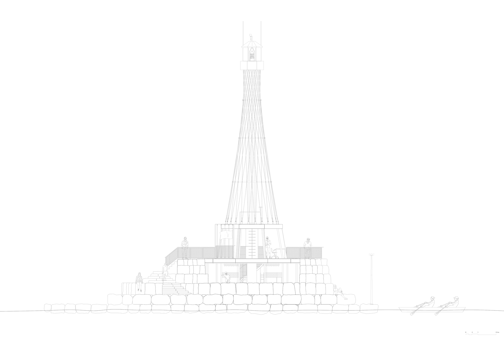 Gallery of Phare Ylliam Lighthouse / BUREAU (Daniel Zamarbide, Carine ...