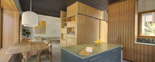 Waverley House / Sam Crawford Architects - Interior Photography, Wood, Countertop, Kitchen, Chair