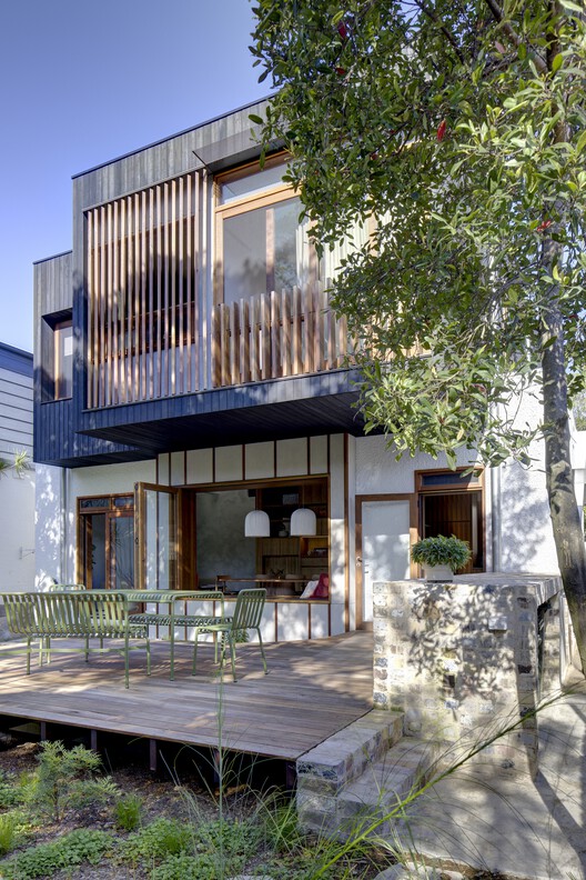 Waverley House / Sam Crawford Architects - Exterior Photography, Wood, Balcony