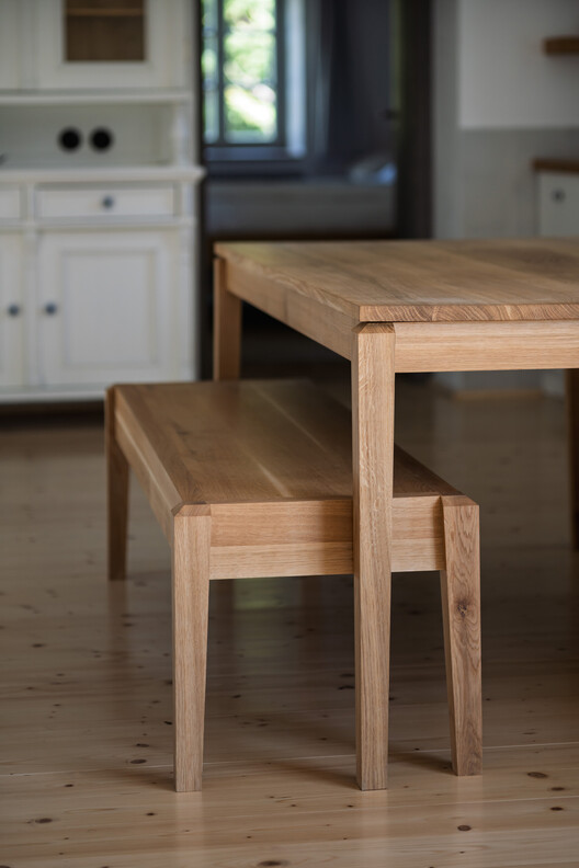Borová Lada Cottage / Studio Plyš - Interior Photography, Wood, Table, Chair