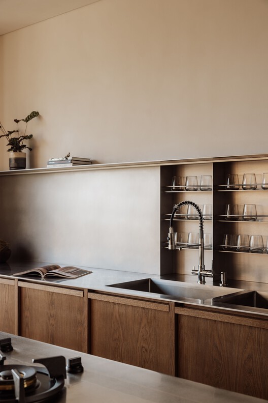 Lumen Residence / block722 - Interior Photography, Kitchen, Wood, Countertop, Sink