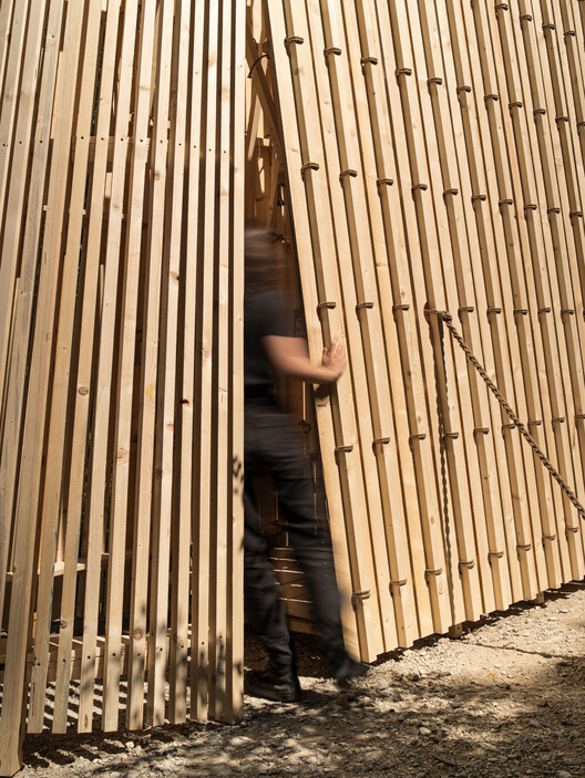 River Chapel - La Barca / Marina Poli + Philippe Paumelle + Clément Molinier River Chapel - La Barca / Marina Poli + Philippe Paumelle + Clément Molinier - Interior Photography, Wood