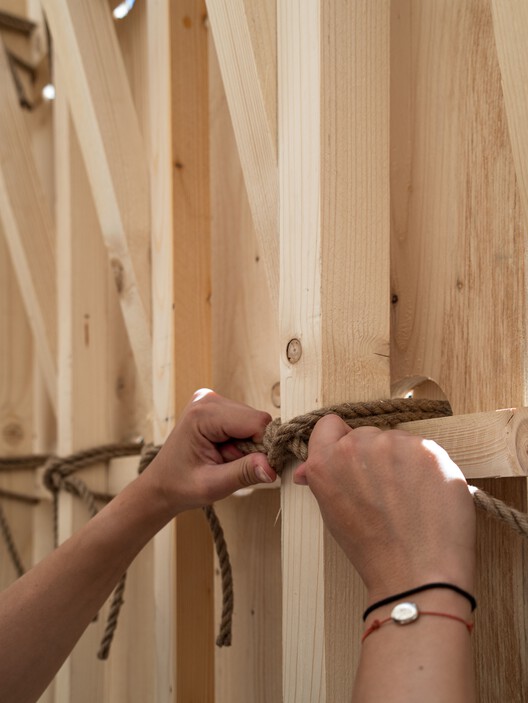 River Chapel - La Barca / Marina Poli + Philippe Paumelle + Clément Molinier River Chapel - La Barca / Marina Poli + Philippe Paumelle + Clément Molinier - Interior Photography, Wood