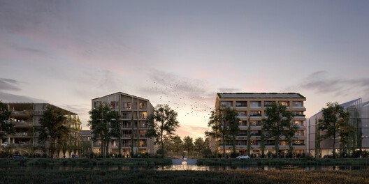 White Arkitekter Designs Bio-Based Timber Neighbourhood Proposal for Hoofddorp, Netherlands - Image 4 of 4