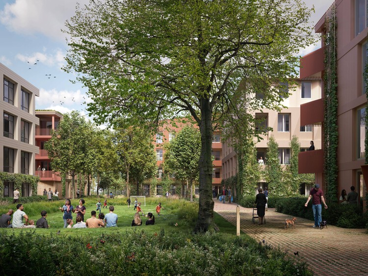 White Arkitekter Designs Bio-Based Timber Neighbourhood Proposal for Hoofddorp, Netherlands - Image 3 of 4