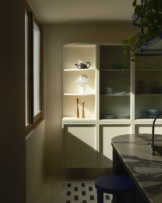 Apartamento Estrela - Lucky Star / Spacegram - Fotografia de Interiores, Prateleira, Iluminação, Vidro