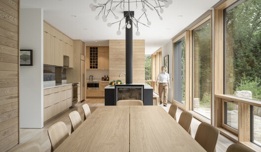 The Roost Residence / OPAL - Interior Photography, Kitchen, Wood, Table, Countertop, Chair