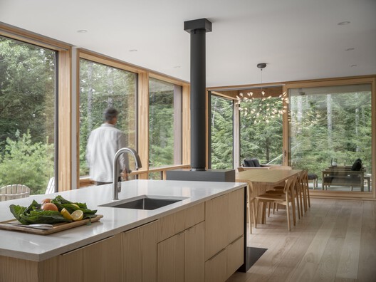 The Roost Residence / OPAL - Interior Photography, Kitchen, Wood, Countertop, Door, Glass