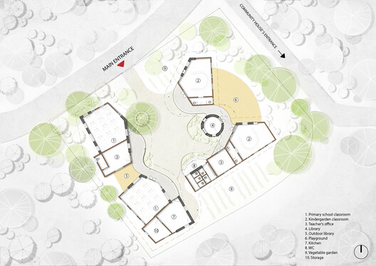 Hang Tau Kindergarten and Primary School / 1+1>2 Architects Hang Tau Kindergarten and Primary School / 1+1>2 Architects - Image 14 of 16