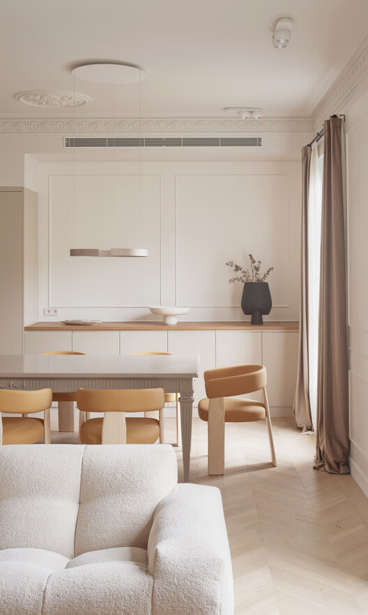 Long Flat / MIEL Arquitectos Long Flat / MIEL Arquitectos - Fotografía interior, Madera, Mesas, Iluminación, Sillas