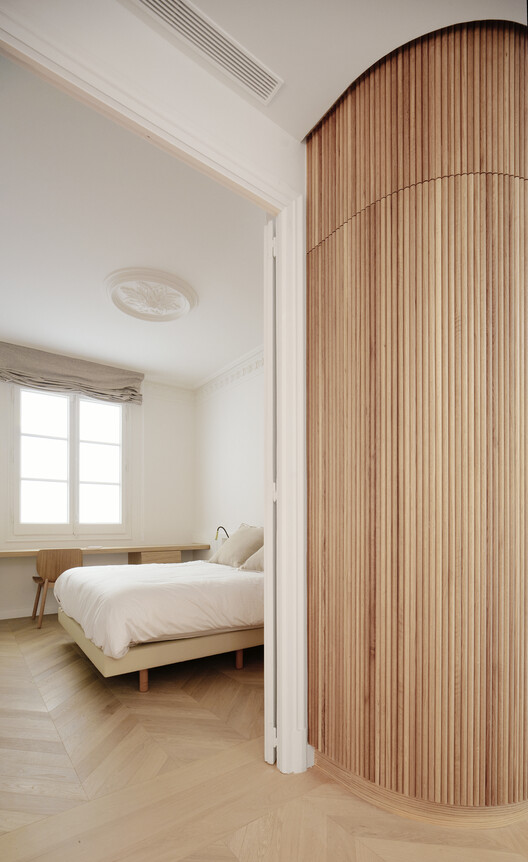 Long Flat / MIEL Arquitectos Long Flat / MIEL Arquitectos - Fotografía interior, Dormitorio, Madera