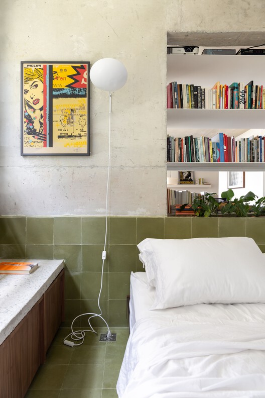 Apartamento Floresta / Balaio Arquitetura - Fotografia de Interiores, Iluminação, Dormitório, Cama