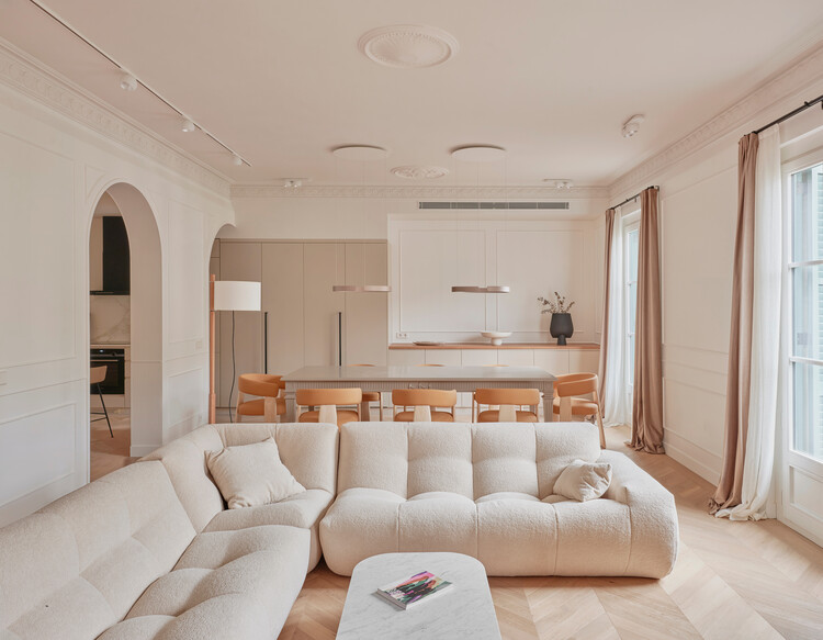 Long Flat / MIEL Arquitectos - Fotografía interior, Arquitectura Residencial, Iluminación, Sillas