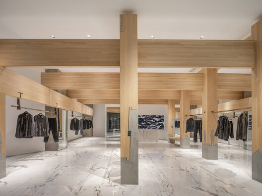 禅之柱，单农太原万象城店 / 罗宇杰工作室 LUOstudio - 室内图, 木头