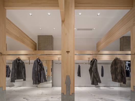 禅之柱，单农太原万象城店 / 罗宇杰工作室 LUOstudio - 室内图, 壁橱, 木头