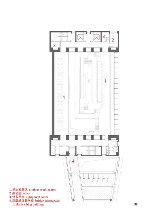 Library of the High School Affiliated to Nanjing Normal University, Xiaozhuang Campus / Atelier FCJZ Library of the High School Affiliated to Nanjing Normal University, Xiaozhuang Campus / Atelier FCJZ - Image 27 of 39