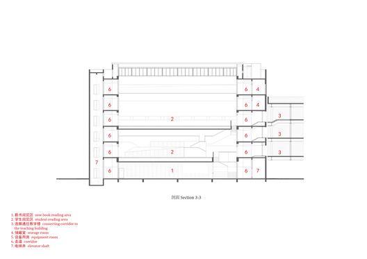 Library of the High School Affiliated to Nanjing Normal University, Xiaozhuang Campus / Atelier FCJZ Library of the High School Affiliated to Nanjing Normal University, Xiaozhuang Campus / Atelier FCJZ - Image 34 of 39