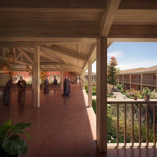 MVRDV Receives Approval for Plum Village Buddhist Monastery Renovations in France MVRDV Receives Approval for Plum Village Buddhist Monastery Renovations in France - Image 19 of 50