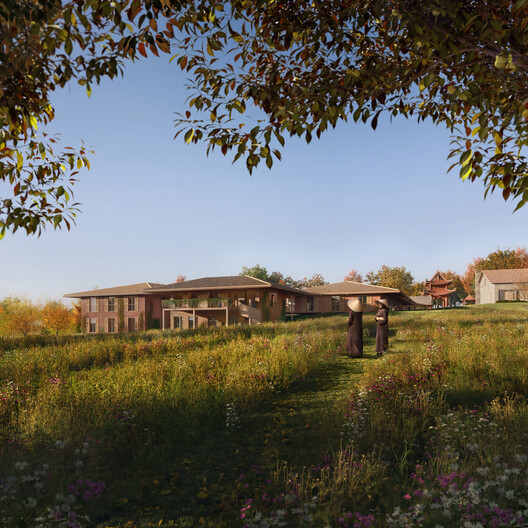 MVRDV Receives Approval for Plum Village Buddhist Monastery Renovations in France MVRDV Receives Approval for Plum Village Buddhist Monastery Renovations in France - Image 15 of 50
