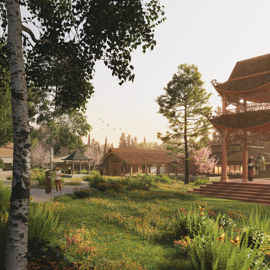 MVRDV Receives Approval for Plum Village Buddhist Monastery Renovations in France MVRDV Receives Approval for Plum Village Buddhist Monastery Renovations in France - Image 18 of 50
