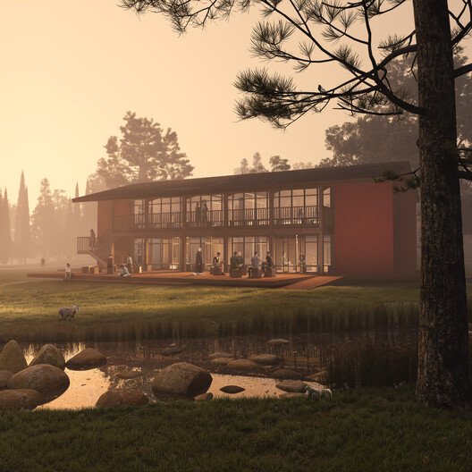 MVRDV Receives Approval for Plum Village Buddhist Monastery Renovations in France MVRDV Receives Approval for Plum Village Buddhist Monastery Renovations in France - Image 6 of 50