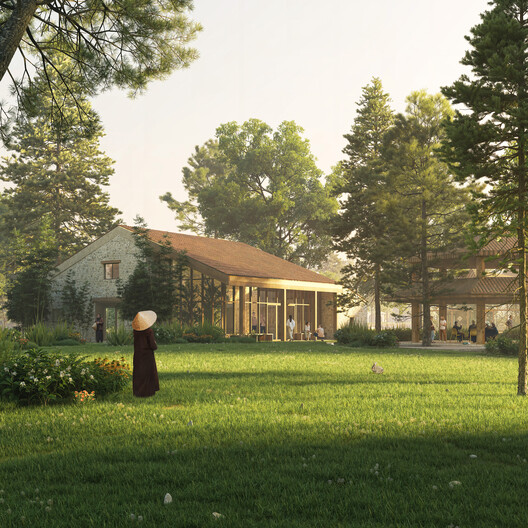 MVRDV Receives Approval for Plum Village Buddhist Monastery Renovations in France MVRDV Receives Approval for Plum Village Buddhist Monastery Renovations in France - Image 26 of 50