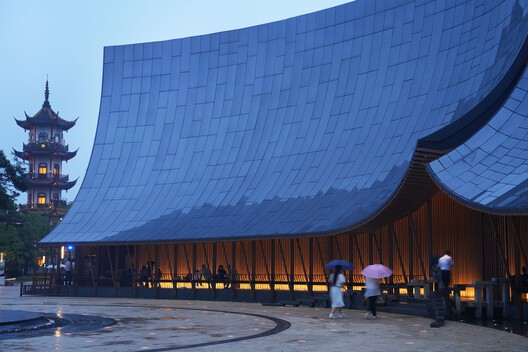 Zhouzhuang Theater Façade Renovation / CAALADI + Practice on Earth - Exterior Photography