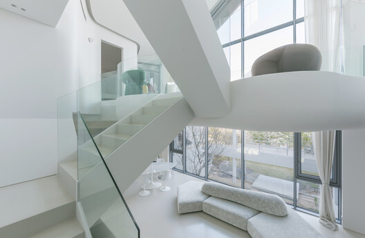 HO-UN House / IROJE KHM Architects - Interior Photography, Stairs, Glass