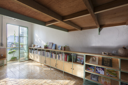 Tempo Nexus Library / k59 atelier - Interior Photography, Closet, Shelving, Wood, Chair