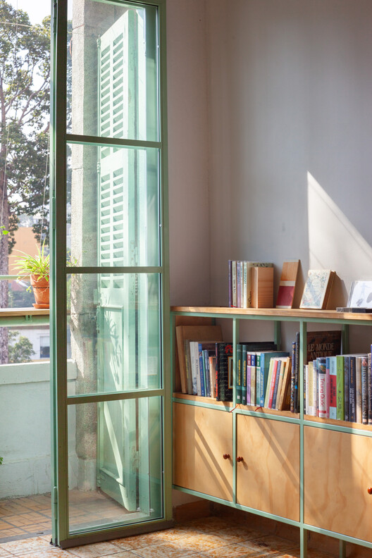 Tempo Nexus Library / k59 atelier - Interior Photography, Closet, Wood, Shelving, Glass, Door