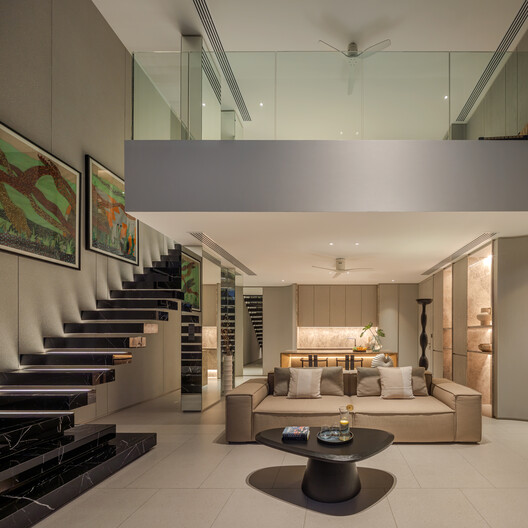 Villa Zai / IDIN Architects - Interior Photography, Stairs, Chair