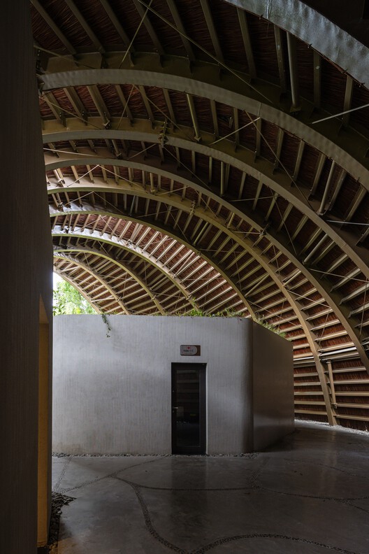 Guột Garden Club House / Ho Khue Architects - Interior Photography, Arch, Beam