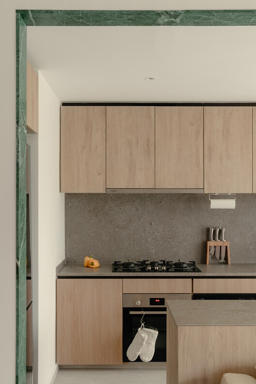 Ki Residence / Studio Sanshou - Interior Photography, Kitchen, Wood, Countertop