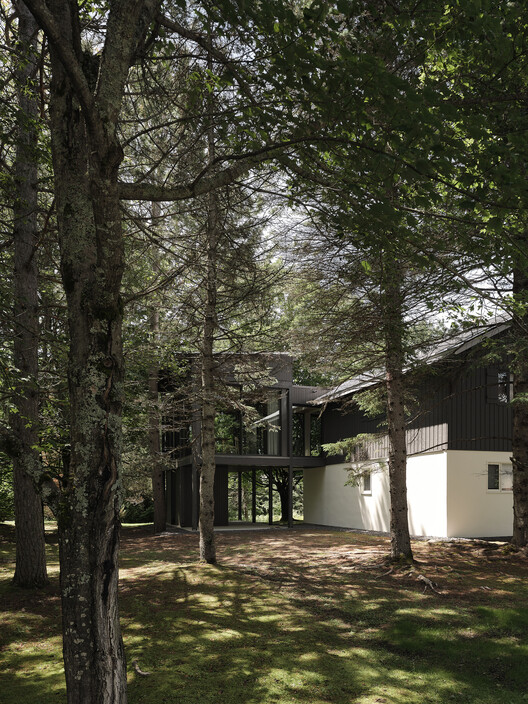 Casa Residencia Saint-Ferréol / Jérôme Lapierre Arquitecto - Fotografía fachada, Madeira