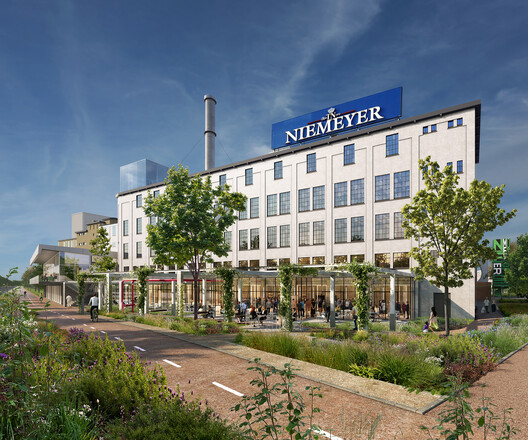 Studioninedots Transforms a Former Tobacco Factory into a Mixed-Use Urban Complex in Groningen, Netherlands Studioninedots Transforms a Former Tobacco Factory into a Mixed-Use Urban Complex in Groningen, Netherlands - Image 2 of 16