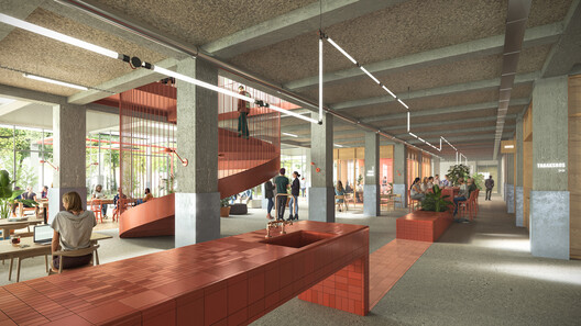 Studioninedots Transforms a Former Tobacco Factory into a Mixed-Use Urban Complex in Groningen, Netherlands Studioninedots Transforms a Former Tobacco Factory into a Mixed-Use Urban Complex in Groningen, Netherlands - Image 9 of 16