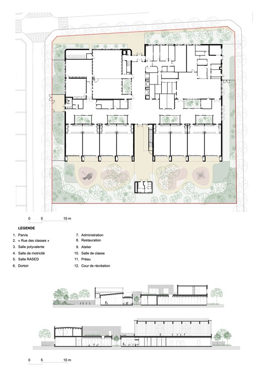 Simone Veil School Complex Tremblay-en-France / Gaetan Le Penhuel Architectes - Image 43 of 51