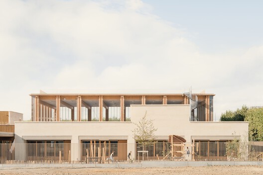 Simone Veil School Complex Tremblay-en-France / Gaetan Le Penhuel Architectes - Exterior Photography, Wood