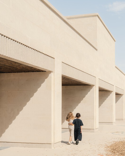 Simone Veil School Complex Tremblay-en-France / Gaetan Le Penhuel Architectes - Interior Photography, Stairs, Concrete